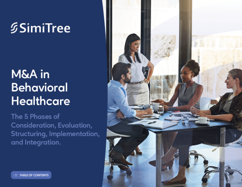 M&A in Behavioral Health eBook cover