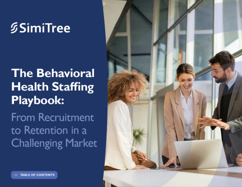 The Behavioral Health Staffing Playbook eBook cover