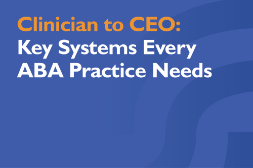 ABA practice needs