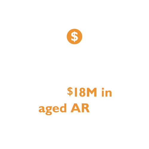 Recovered over $18M in aged AR for long-term clients
