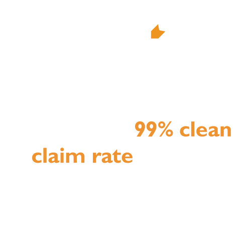 Achieved a 99% clean claim rate through automated workflows and proactive billing